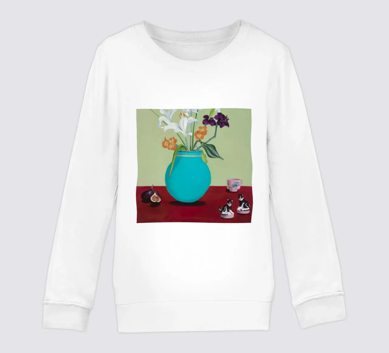 Fichi a fiore d'acqua felpa bambino da Opal Strokes