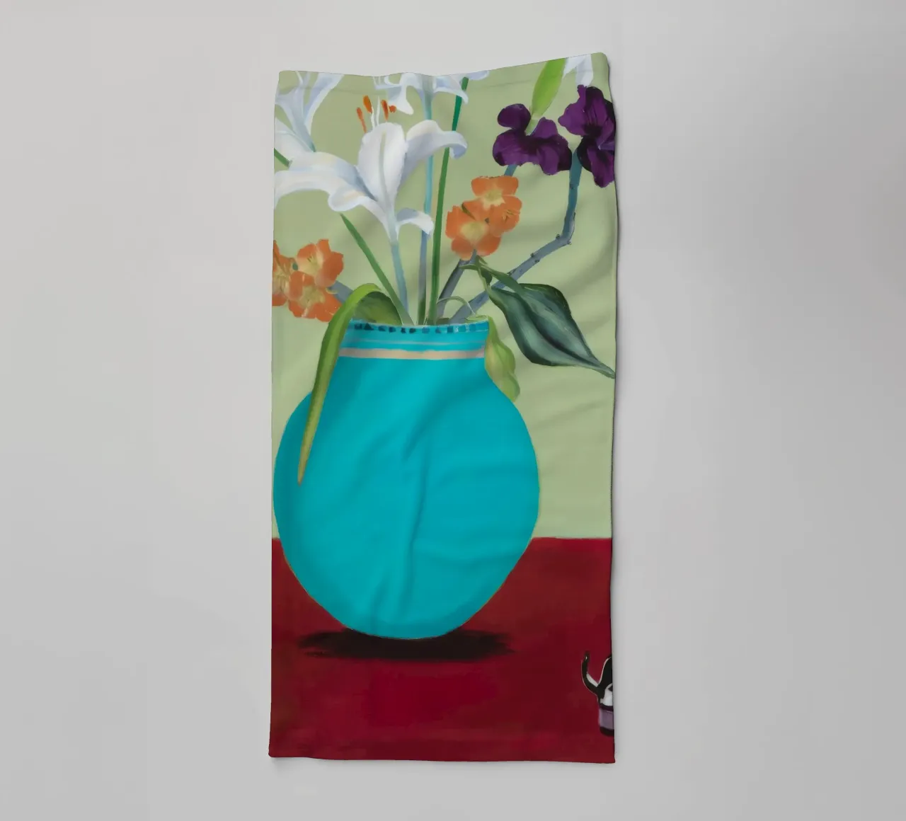 Fichi a fiore d'acqua asciugamano da bagno da Opal Strokes