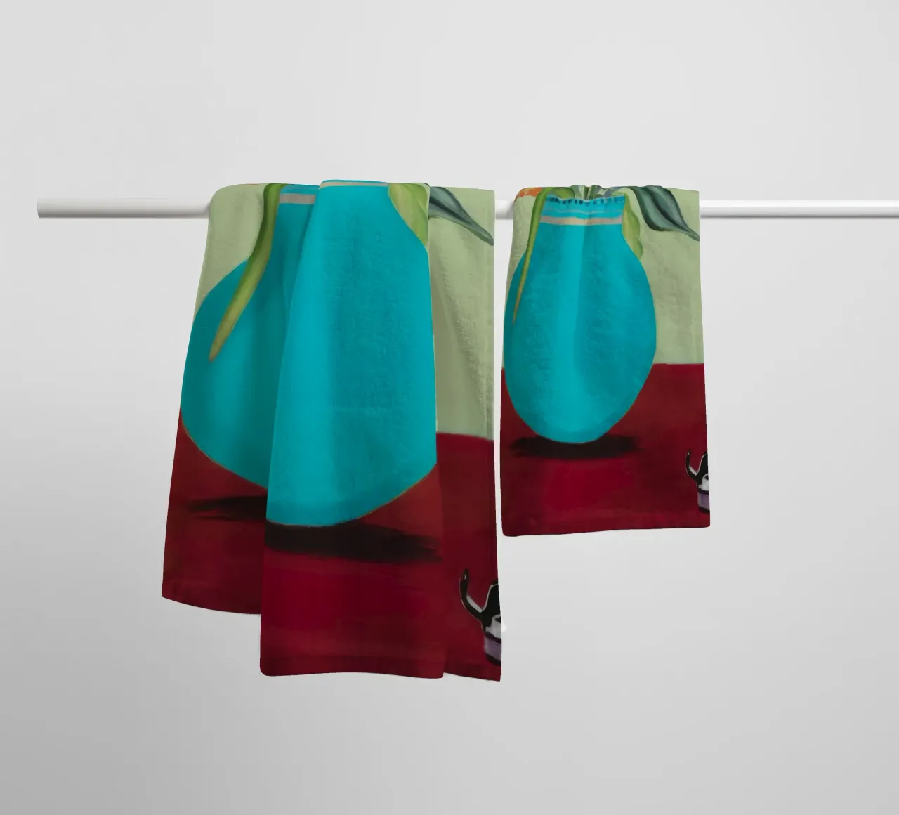 Fichi a fiore d'acqua asciugamano da bagno da Opal Strokes