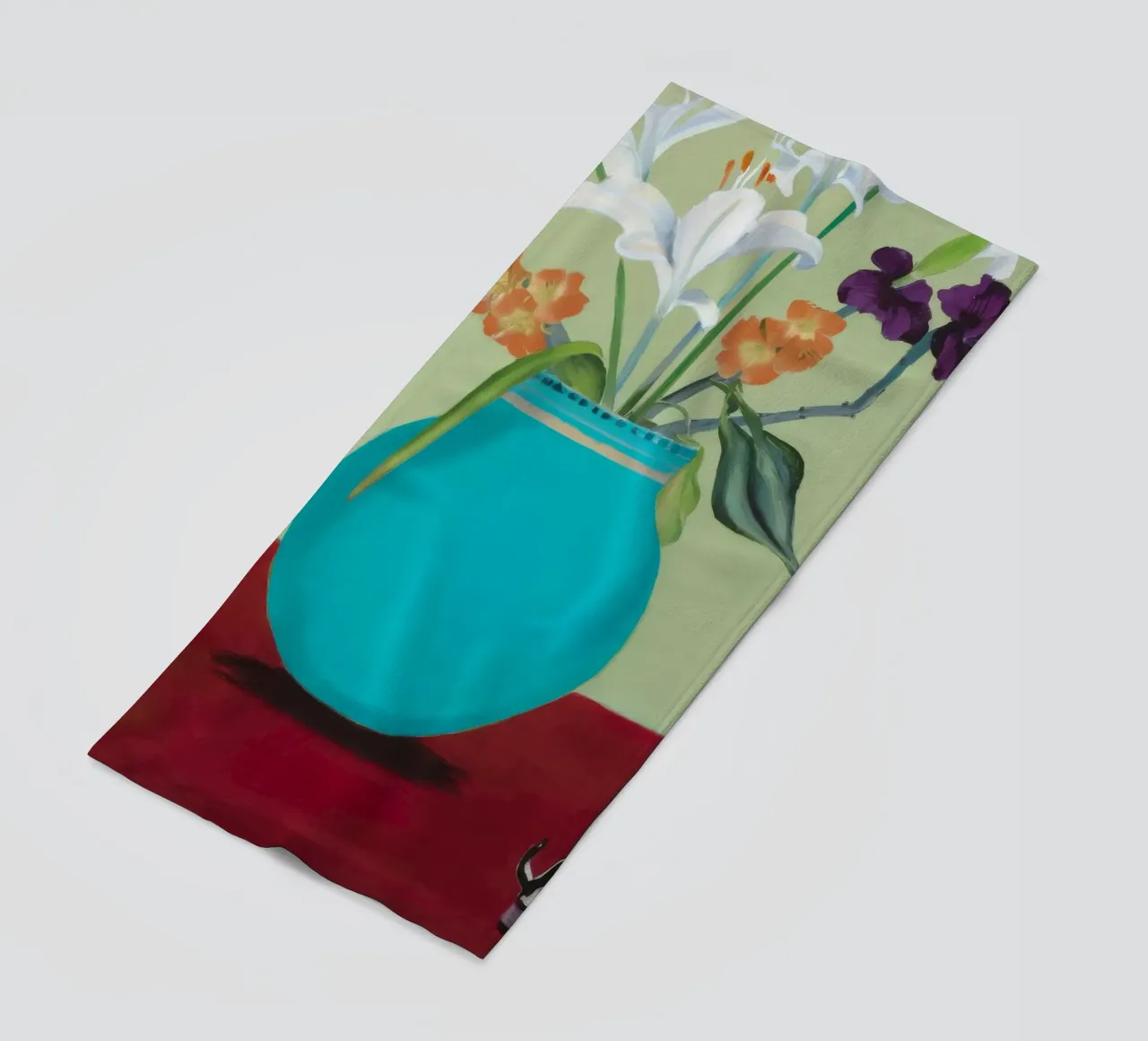 Fichi a fiore d'acqua telo mare da Opal Strokes