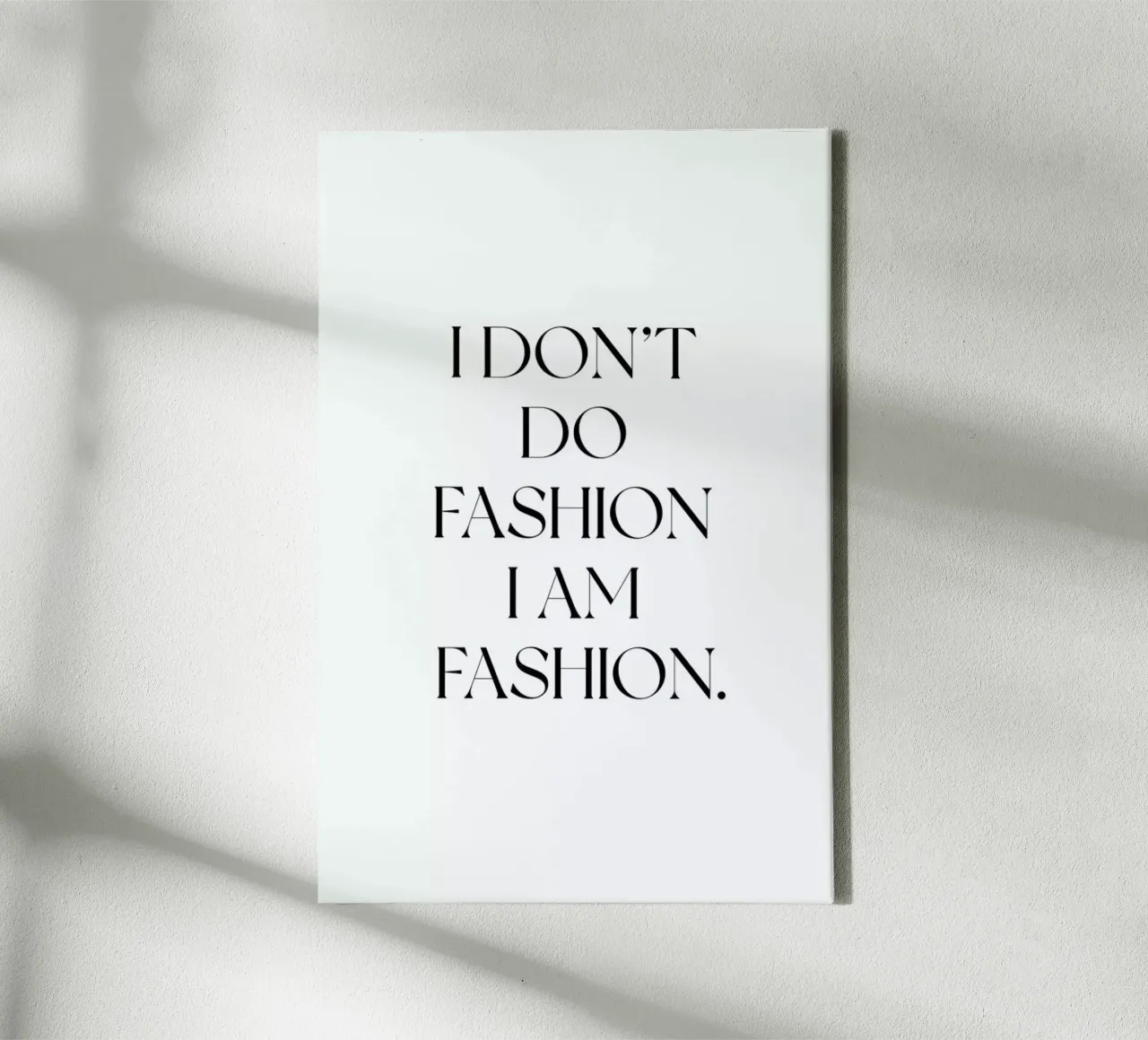 I am Fashion toile de Studio One