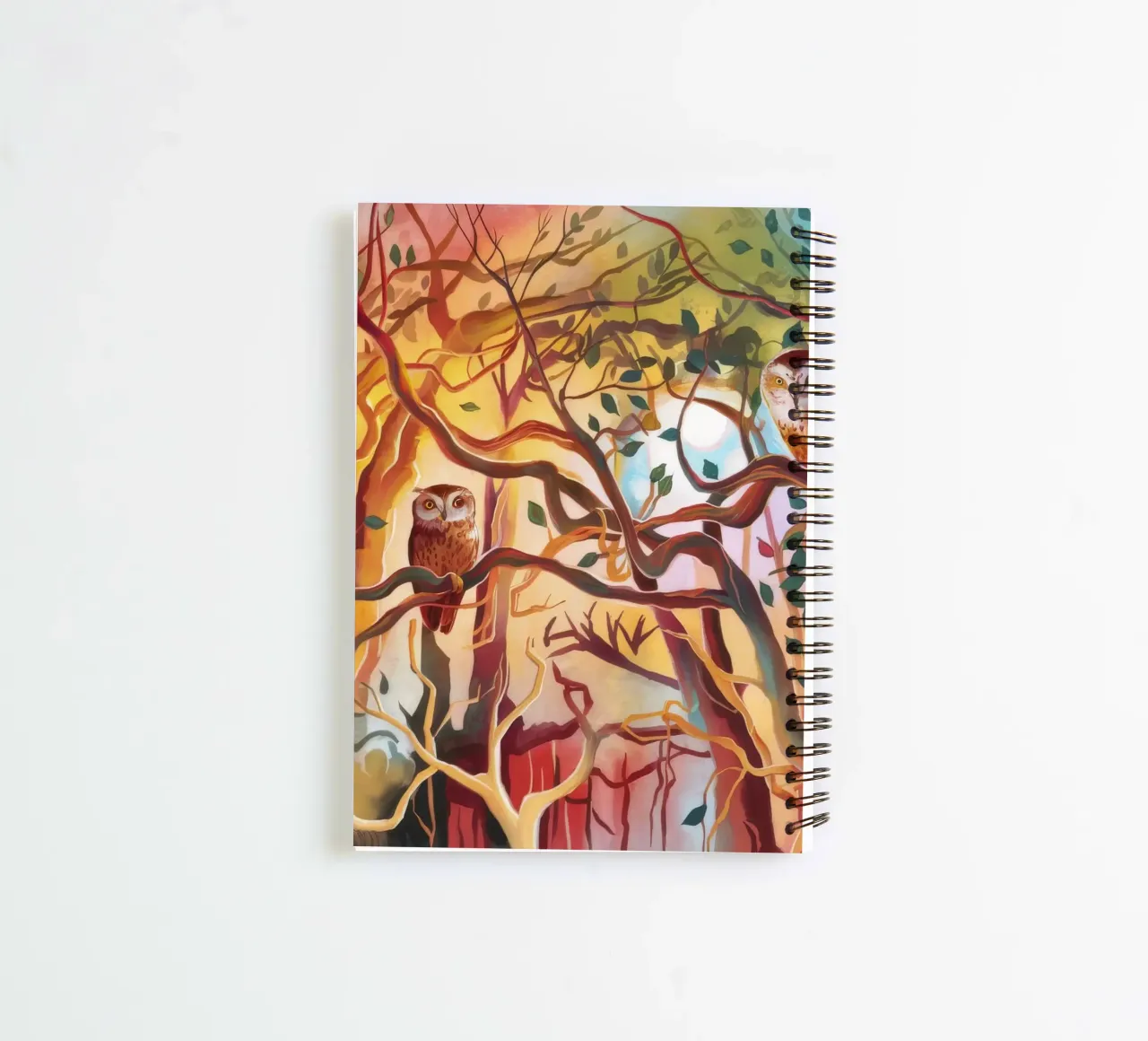 Autumn Aviary Orchestra spiral notebook by Dream Spectrum