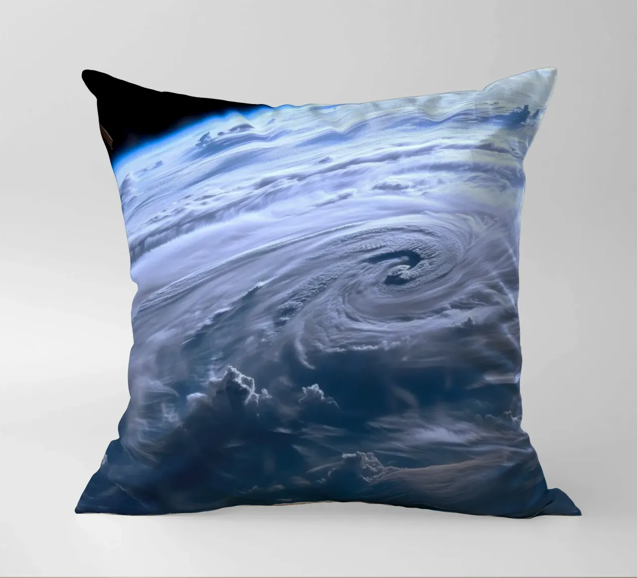 tempesta di terra cuscino da space words