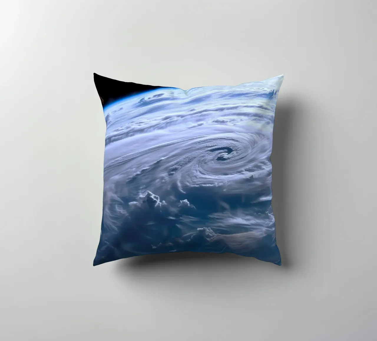 tempesta di terra cuscino da space words