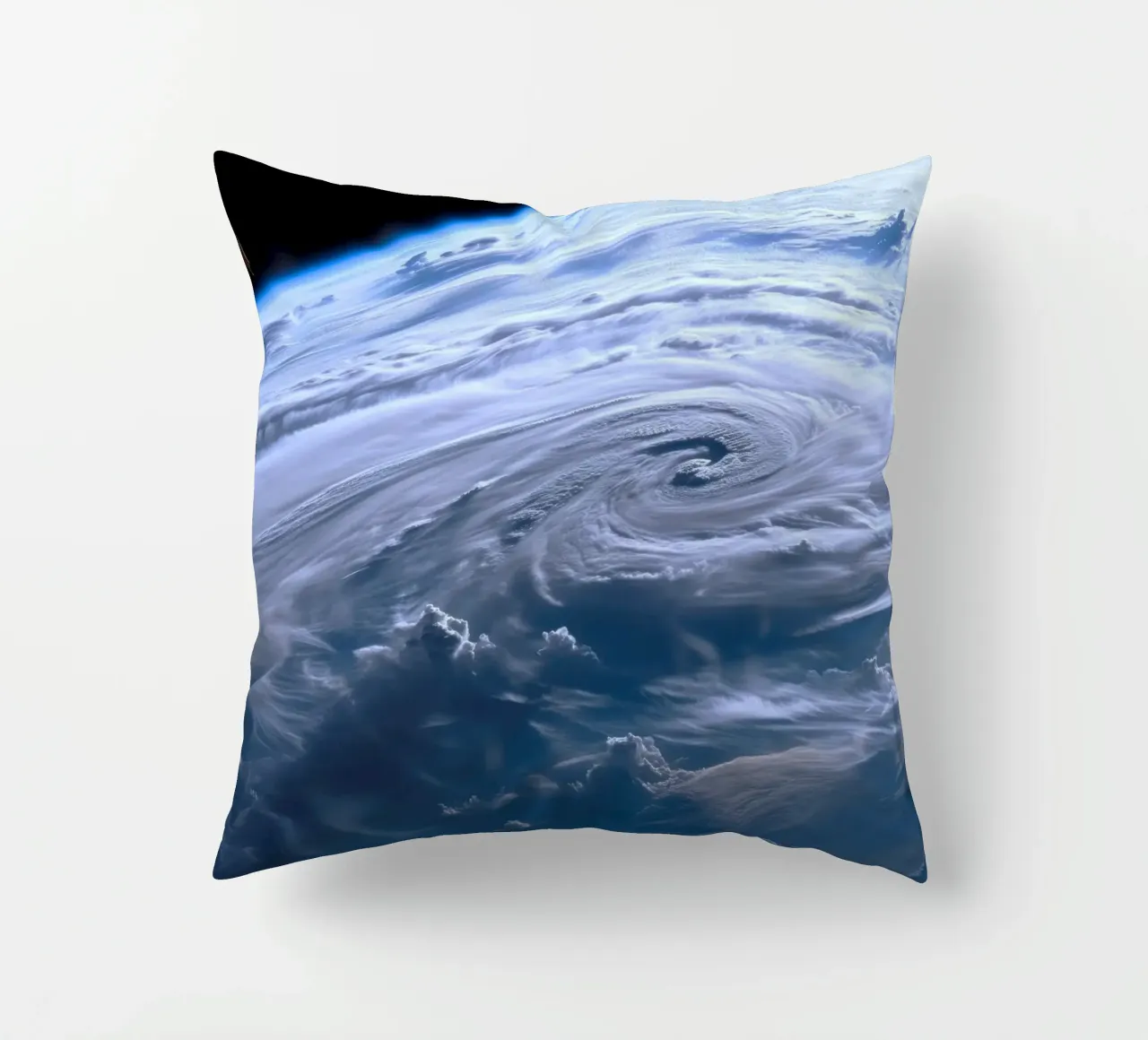 tempesta di terra cuscino da space words