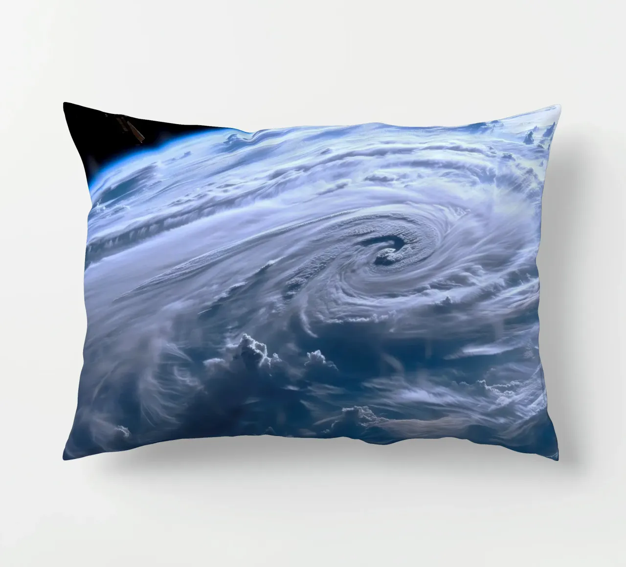tempesta di terra cuscino da space words