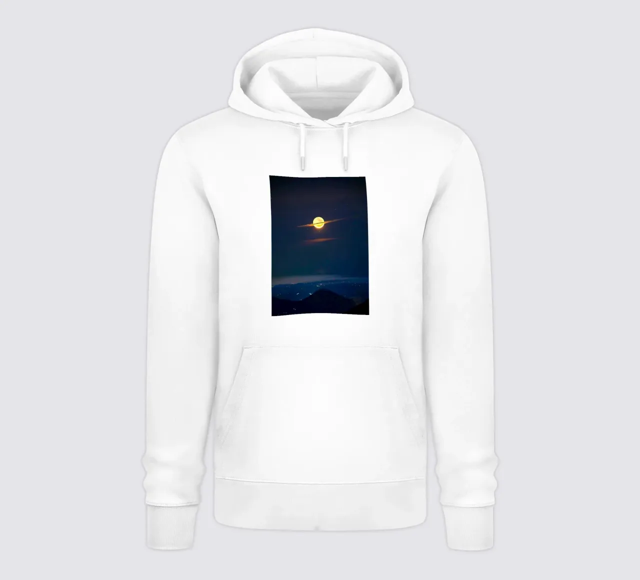 luna urbana felpa con cappuccio da space words