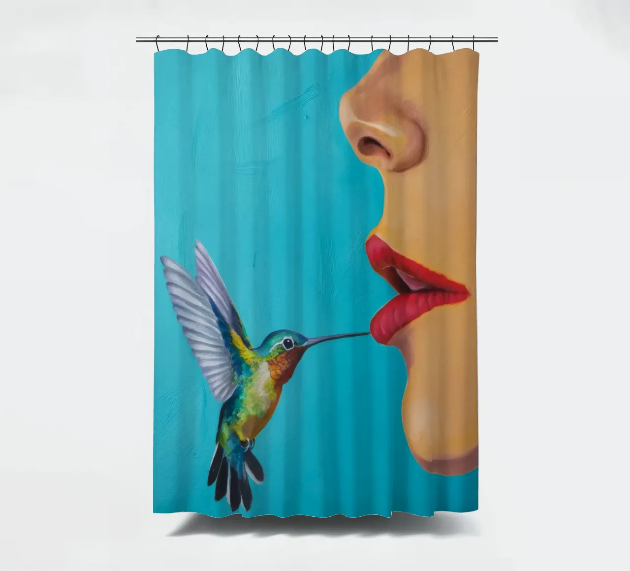 Tonalità bacio di nettare tenda da doccia da Infinite Chroma