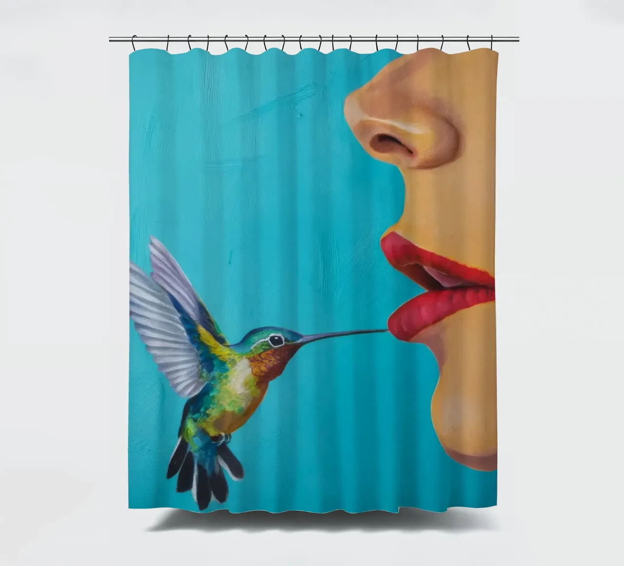Tonalità bacio di nettare tenda da doccia da Infinite Chroma