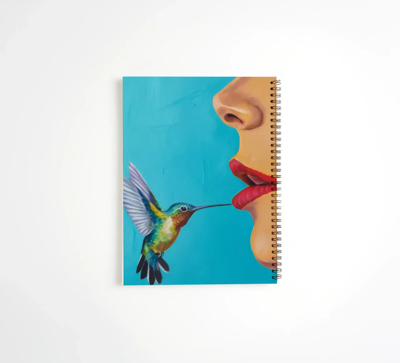 Nectar Kiss Hue spiral notebook by Infinite Chroma