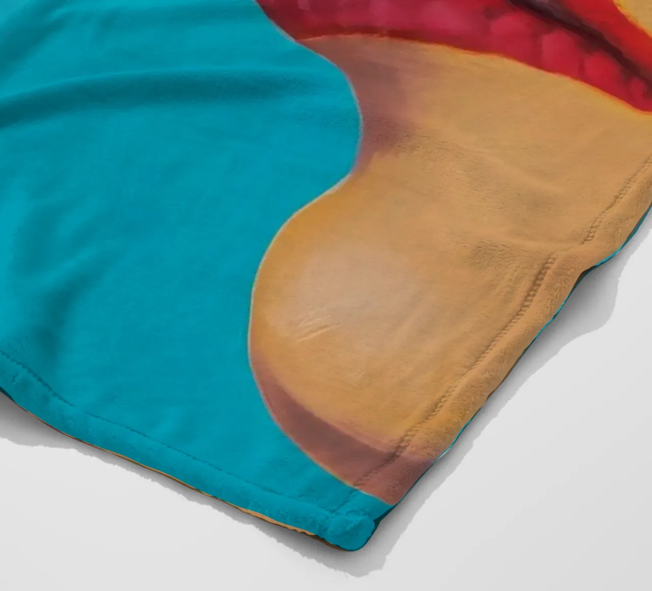 Tonalità bacio di nettare coperta in pile da Infinite Chroma