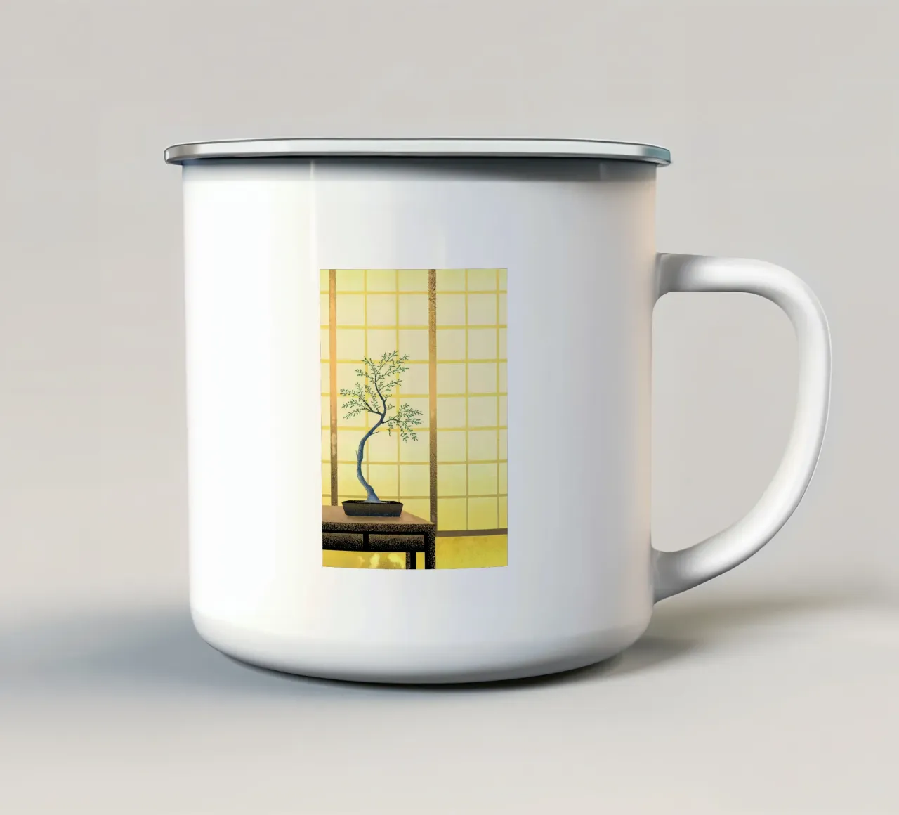 Piante bonsai tazza in smalto da SOUL SHOP