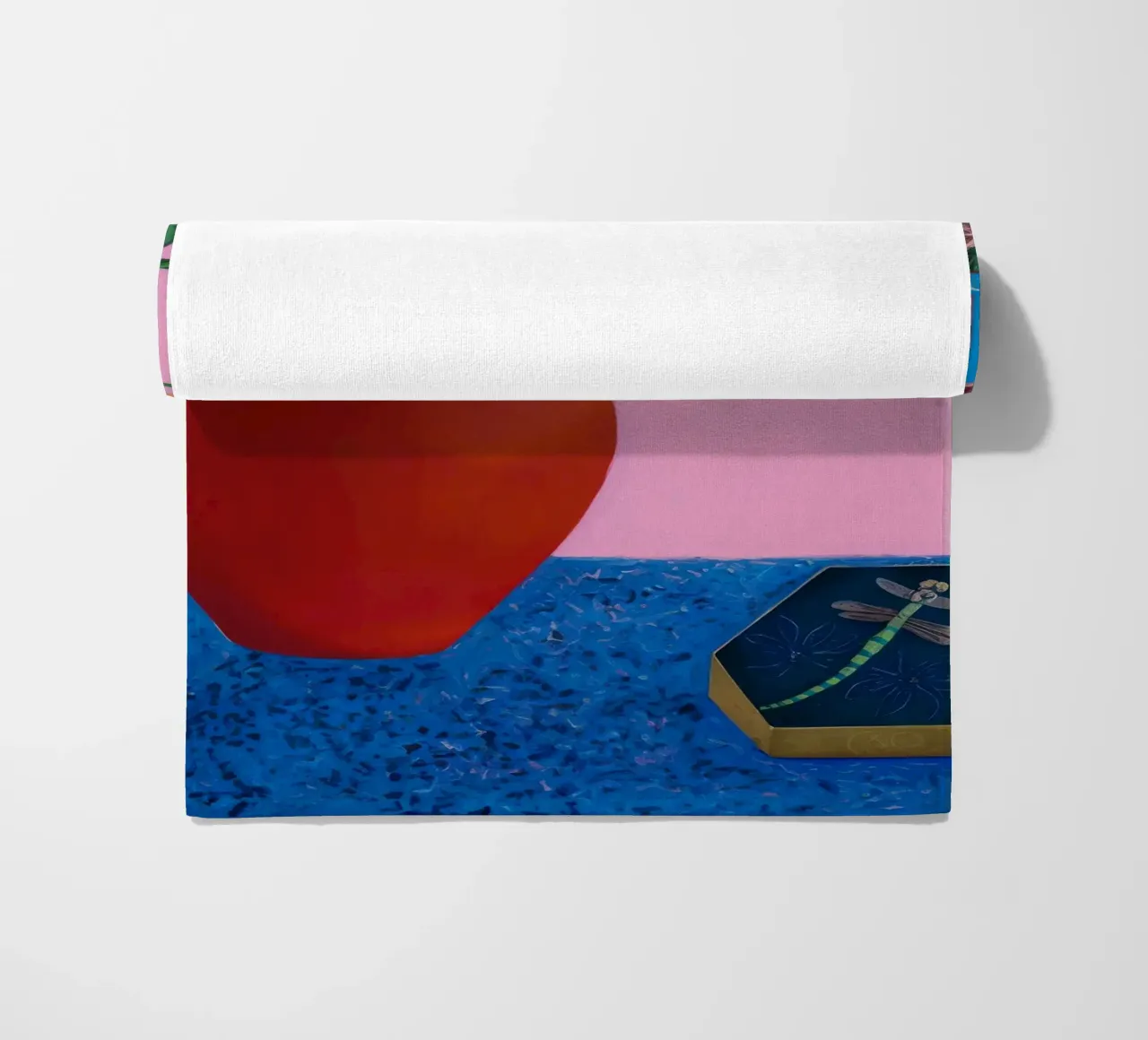 Scarlet Patterned Bloom telo mare da Opal Strokes