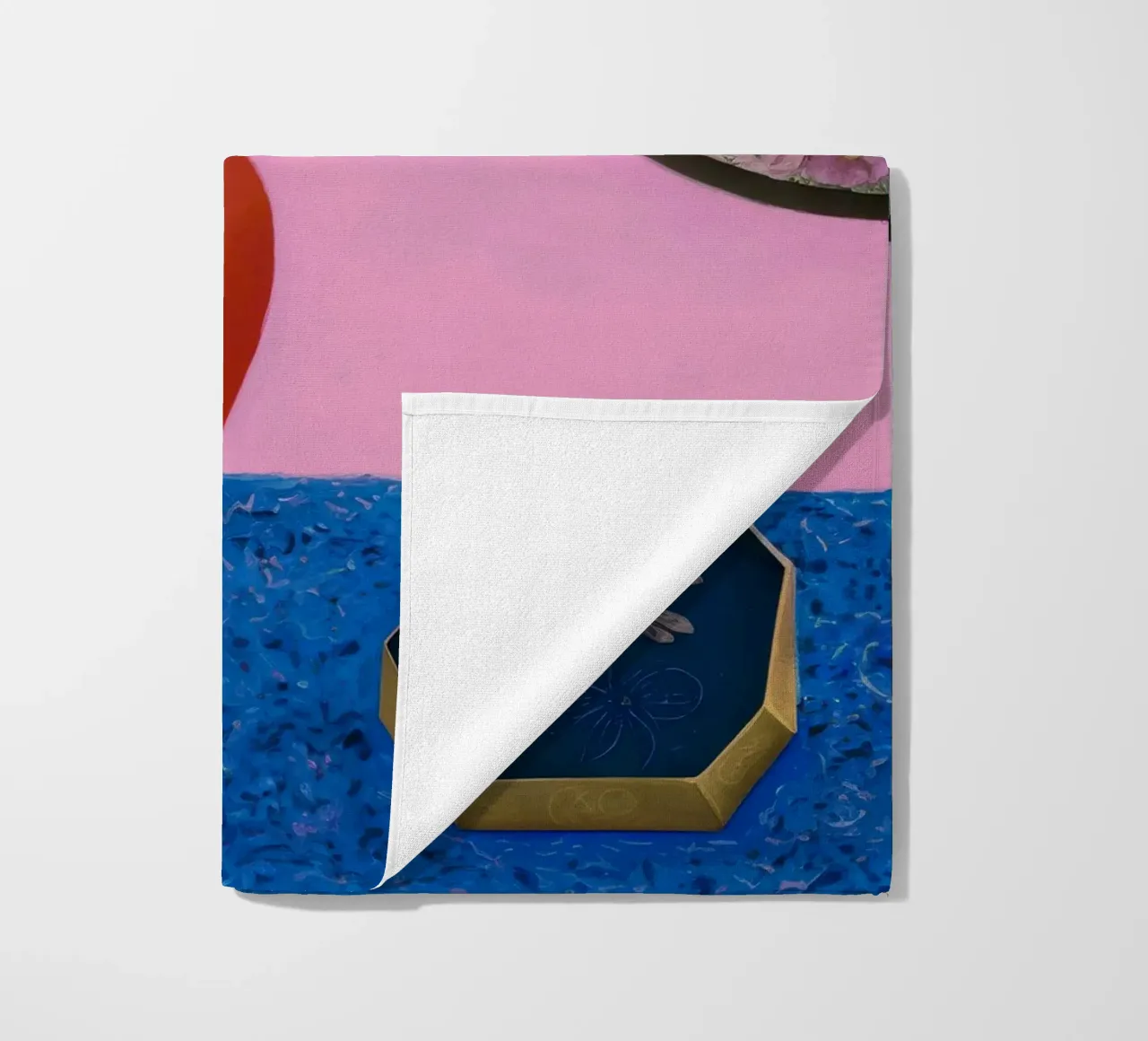 Scarlet Patterned Bloom telo mare da Opal Strokes