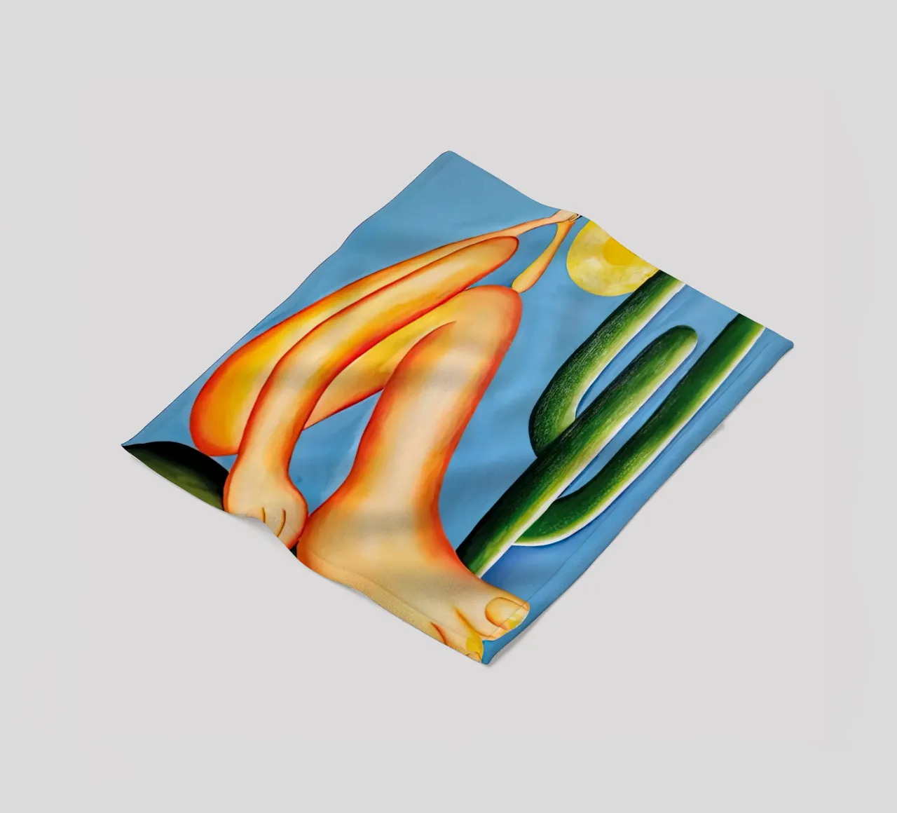 Cactus signora Tarsila do Amaral coperta in pile da ART BEST