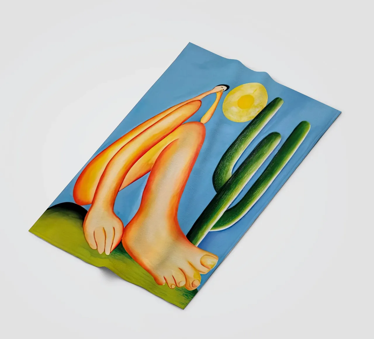 Cactus signora Tarsila do Amaral coperta in pile da ART BEST