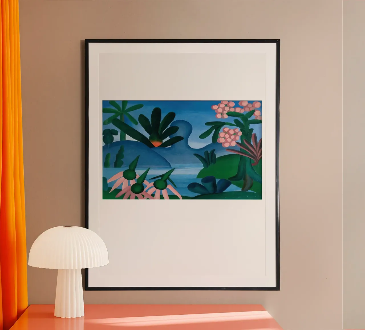 La signora con i fiori carta hahnemühle da ART BEST