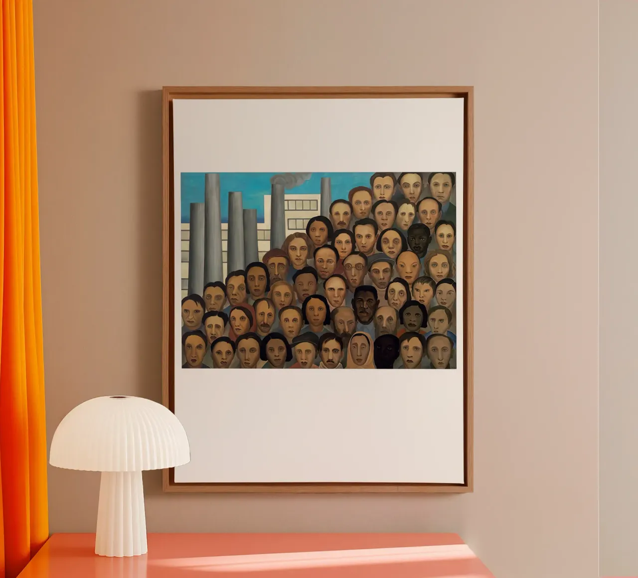 Lavoratori Tarsila Do Amaral tela con Cornice a cassetta da ART BEST