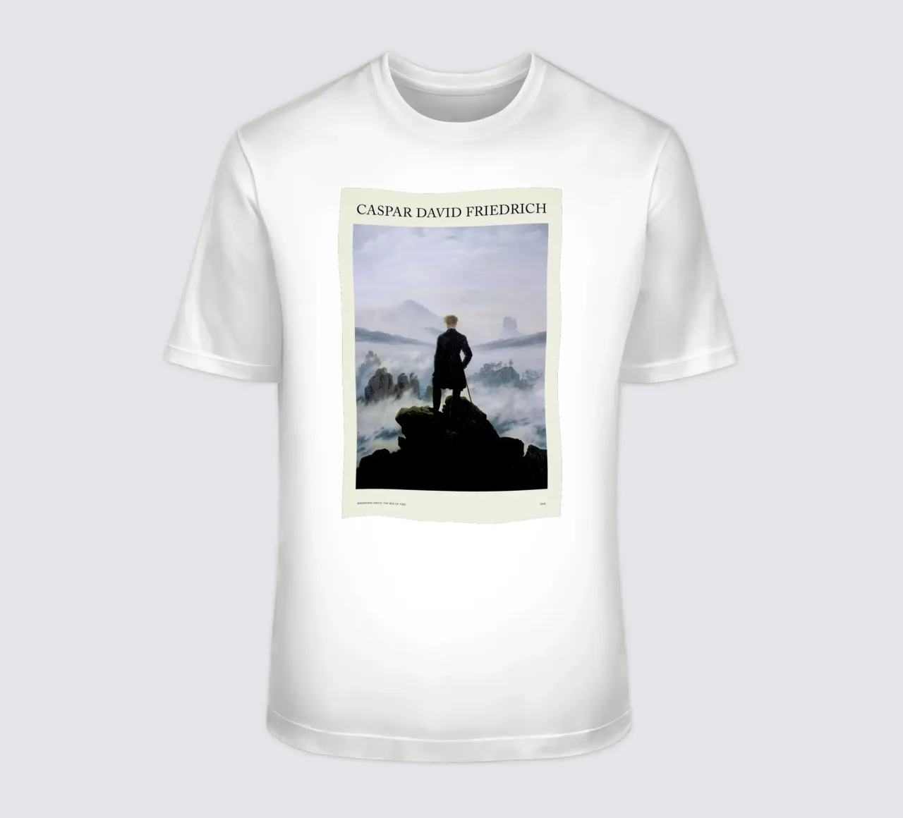 Friedrich - Wanderer Above the Sea of Fog t-shirt da Vintage by JUNIQE