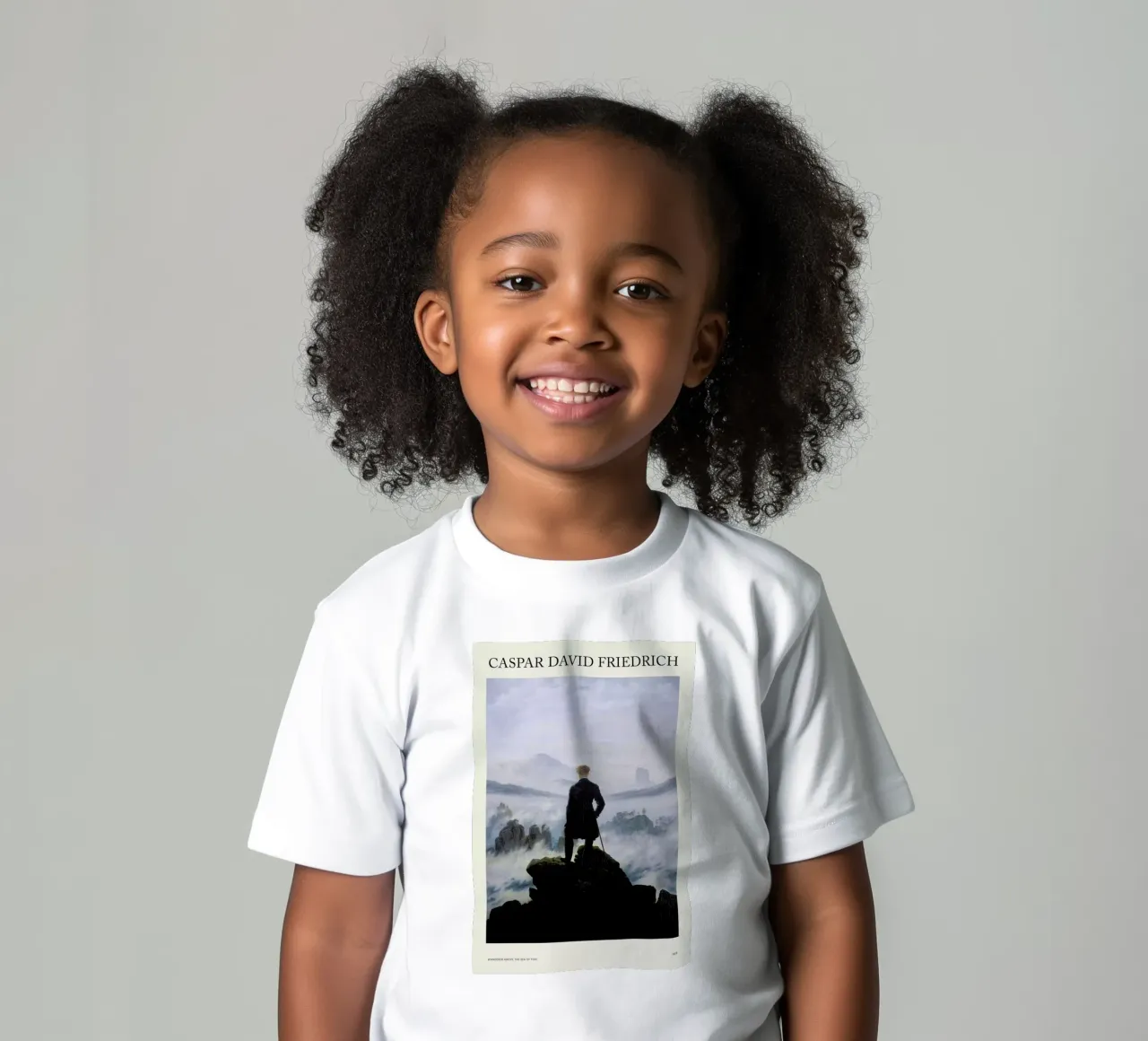 Friedrich - Wanderer Above the Sea of Fog kids t-shirt by Vintage by JUNIQE