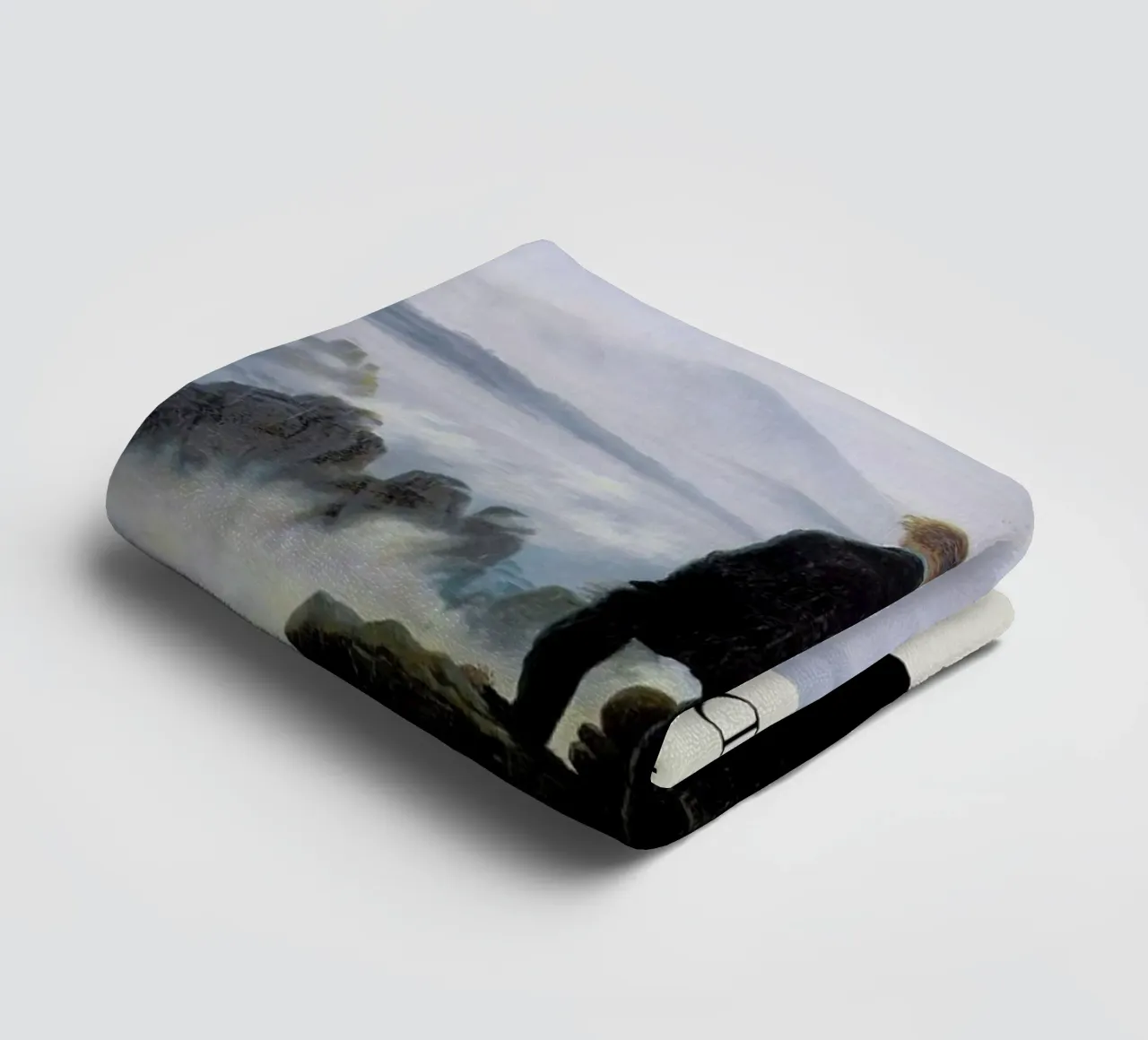 Friedrich - Wanderer Above the Sea of Fog towel by Vintage by JUNIQE