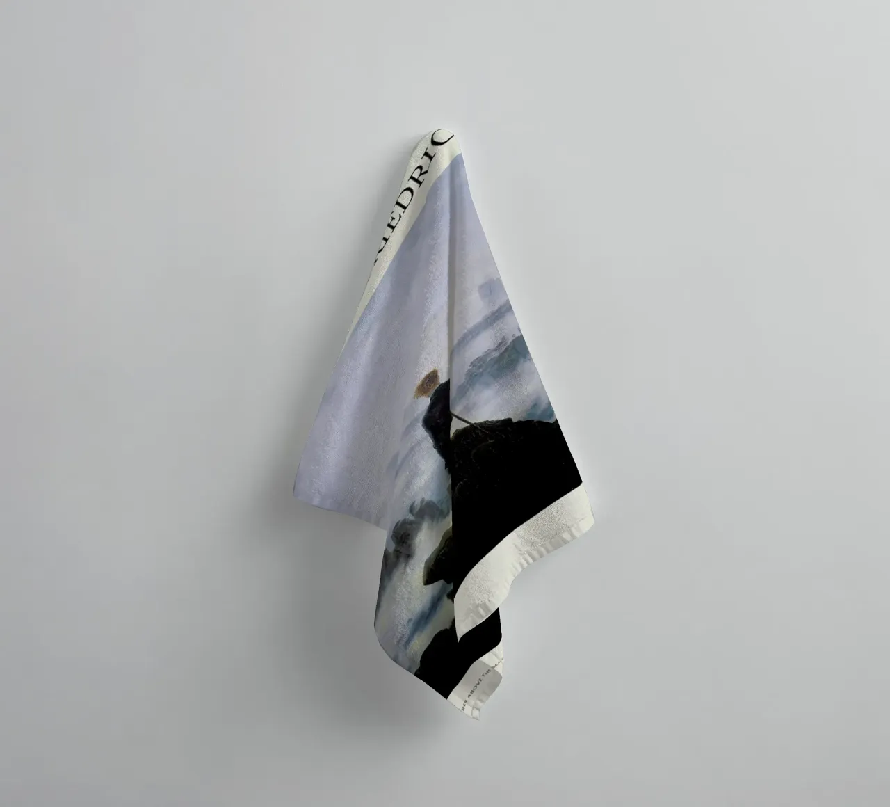 Friedrich - Wanderer Above the Sea of Fog towel by Vintage by JUNIQE