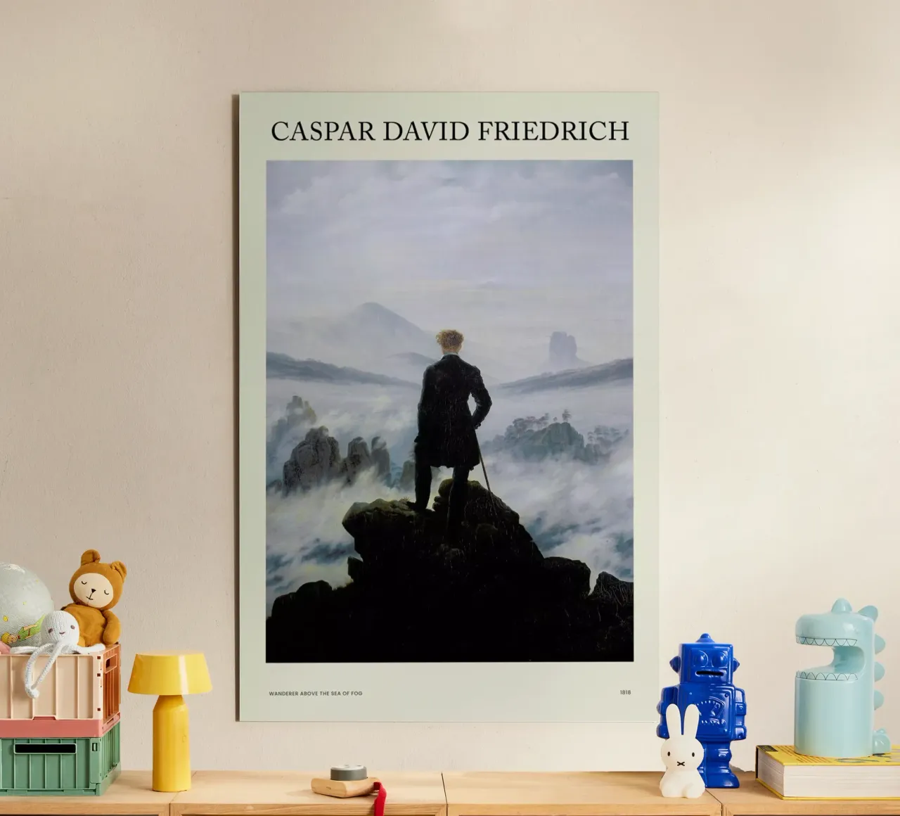 Friedrich - Wanderer Above the Sea of Fog Forex-Platte von Vintage by JUNIQE