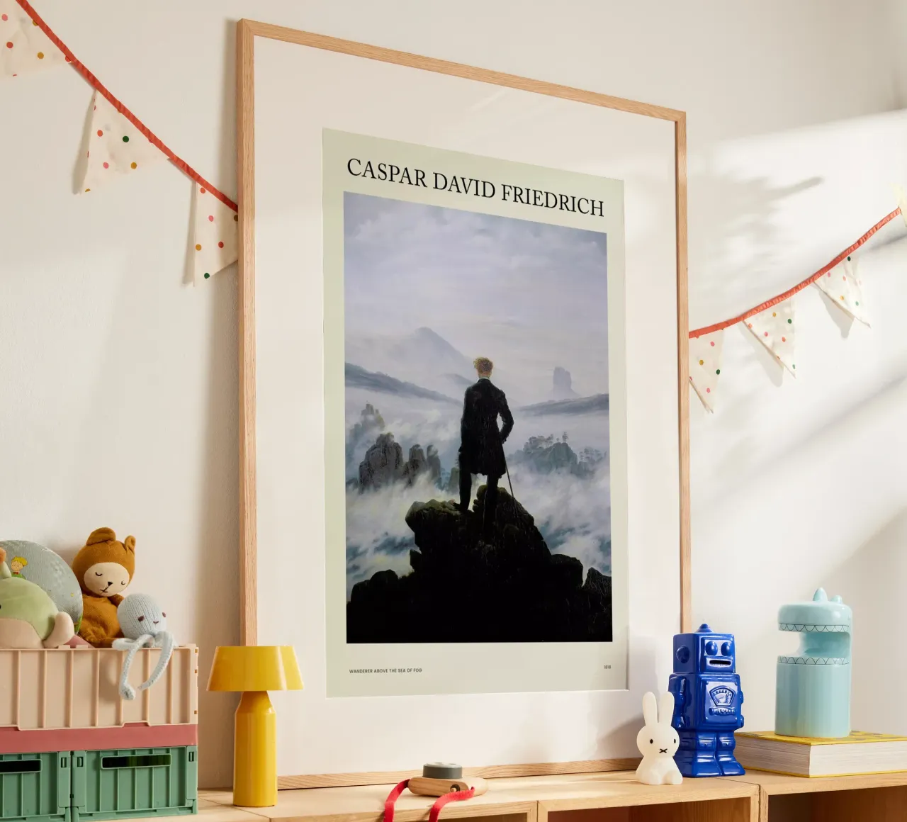 Friedrich - Wanderer Above the Sea of Fog Hahnemühle von Vintage by JUNIQE