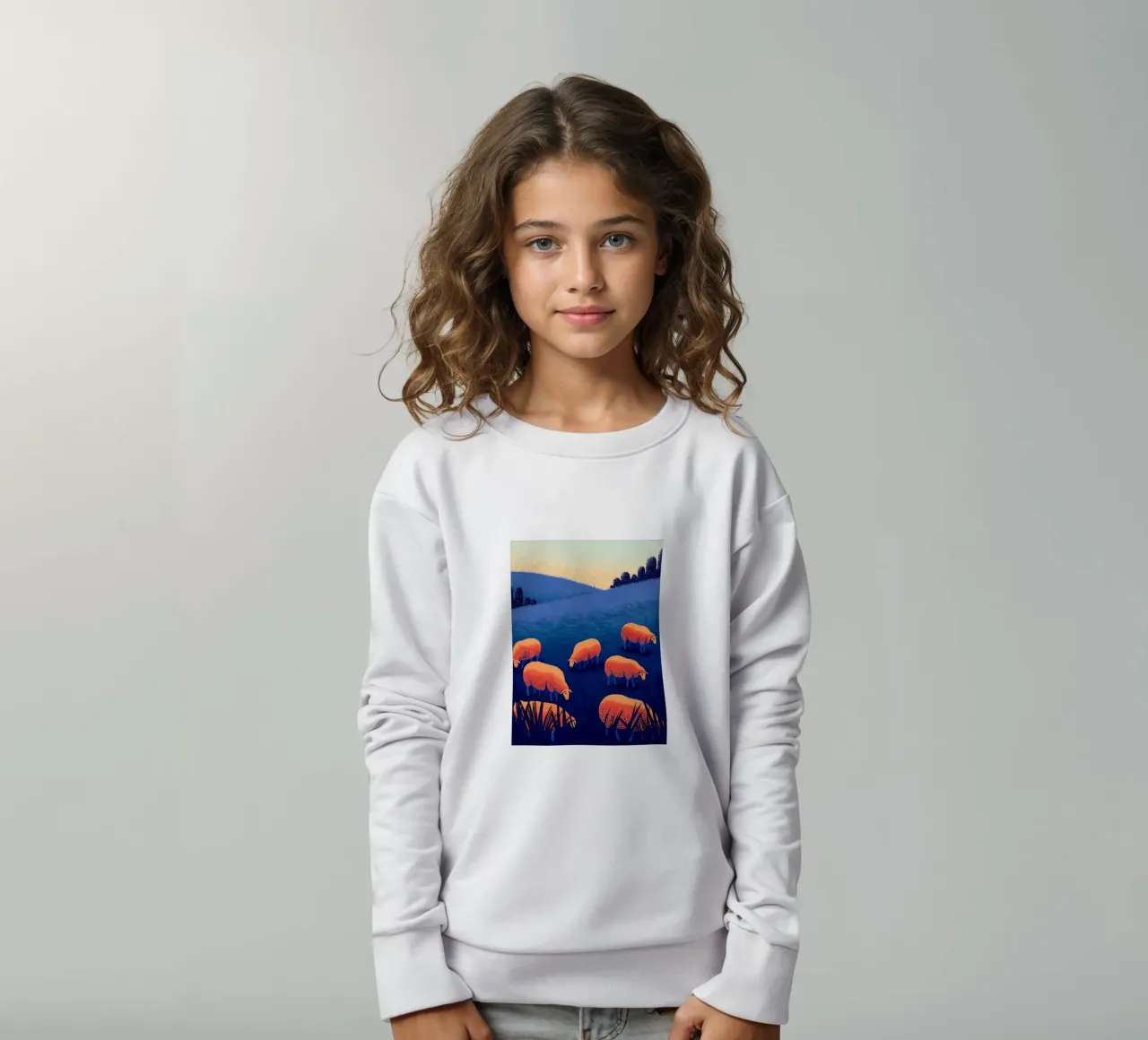 Allevamenti di pecore felpa bambino da SOUL SHOP