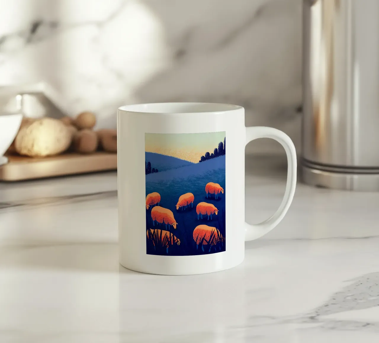 Allevamenti di pecore tazza in ceramica da SOUL SHOP