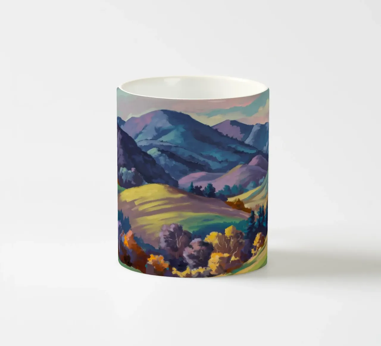 Cime d'oro smeraldo tazza in ceramica da Celestial Harmony