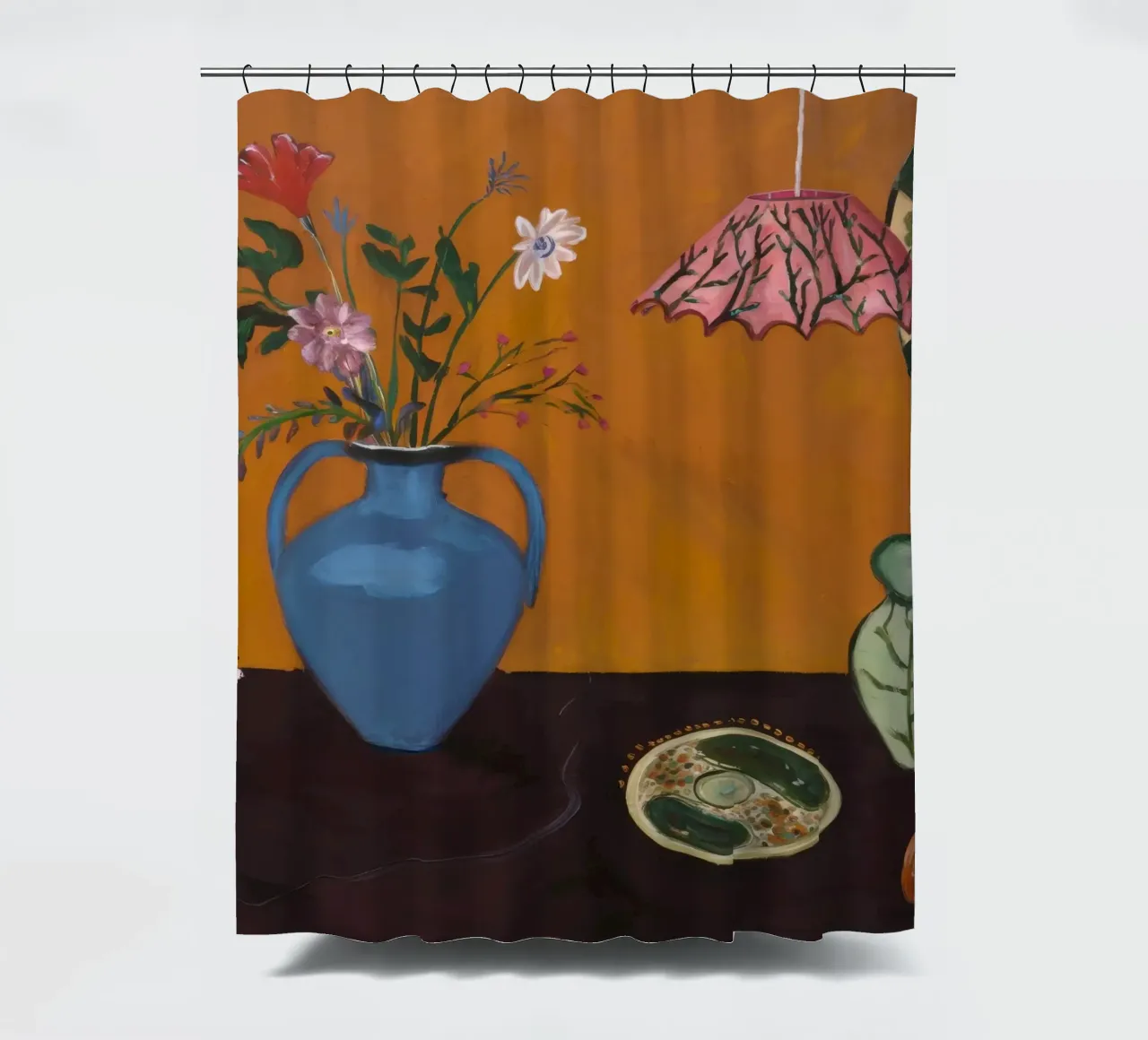 Azure Table Treat Duschvorhang von Opal Strokes