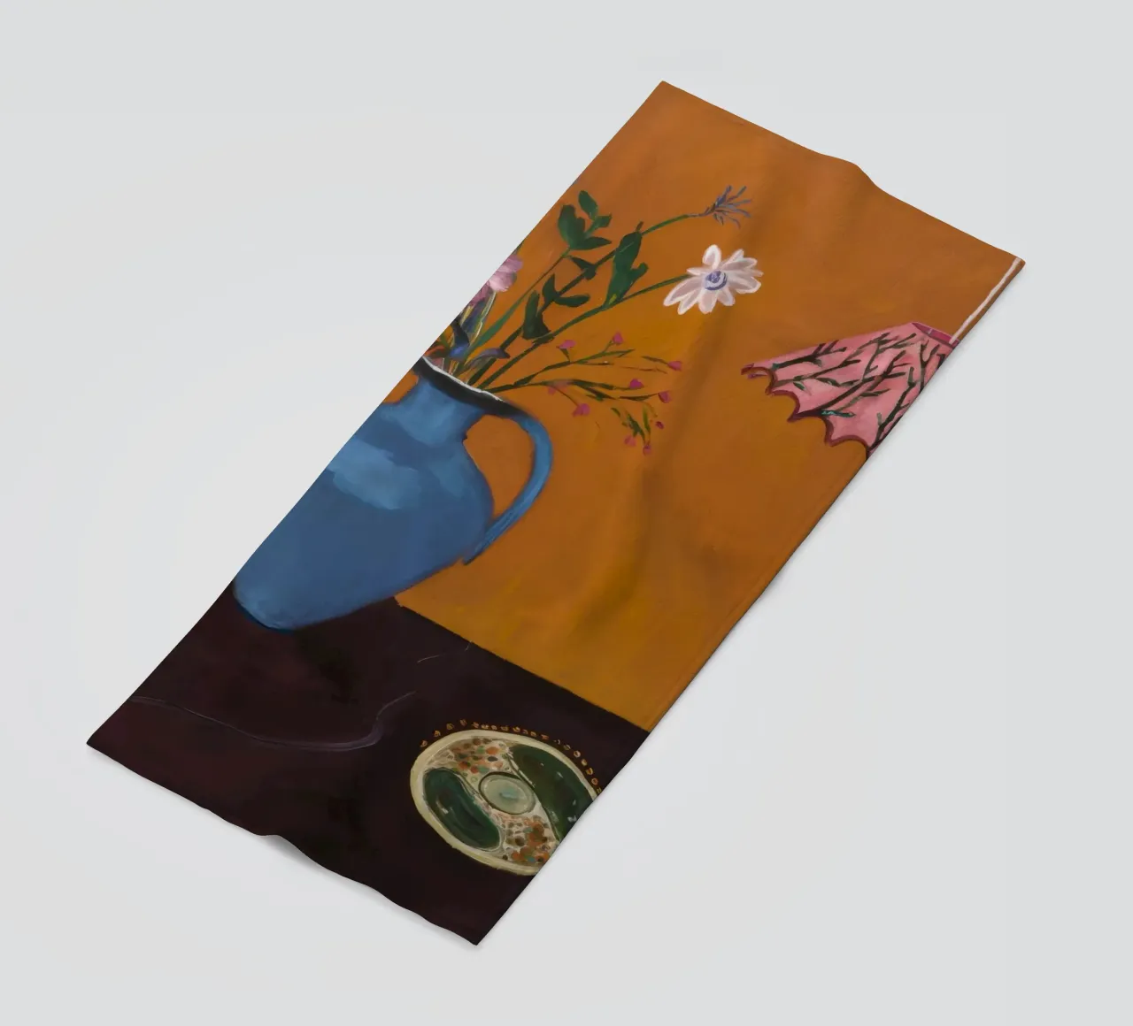 Azure Table Treat beach towel by Opal Strokes