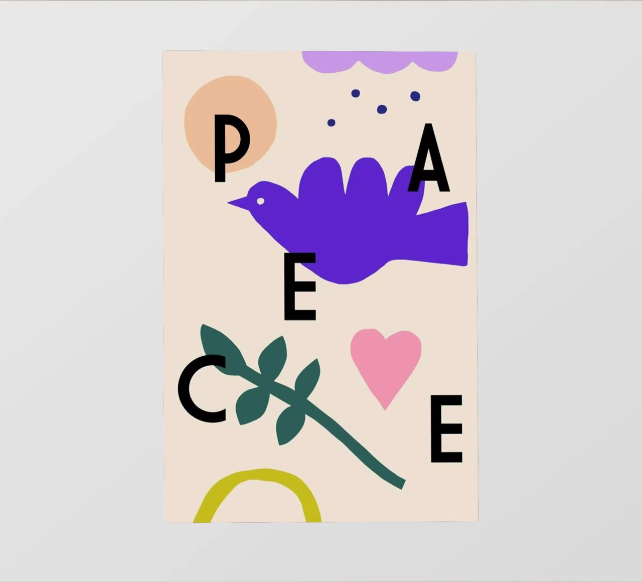 Peace bâche pvc de Maren Gross