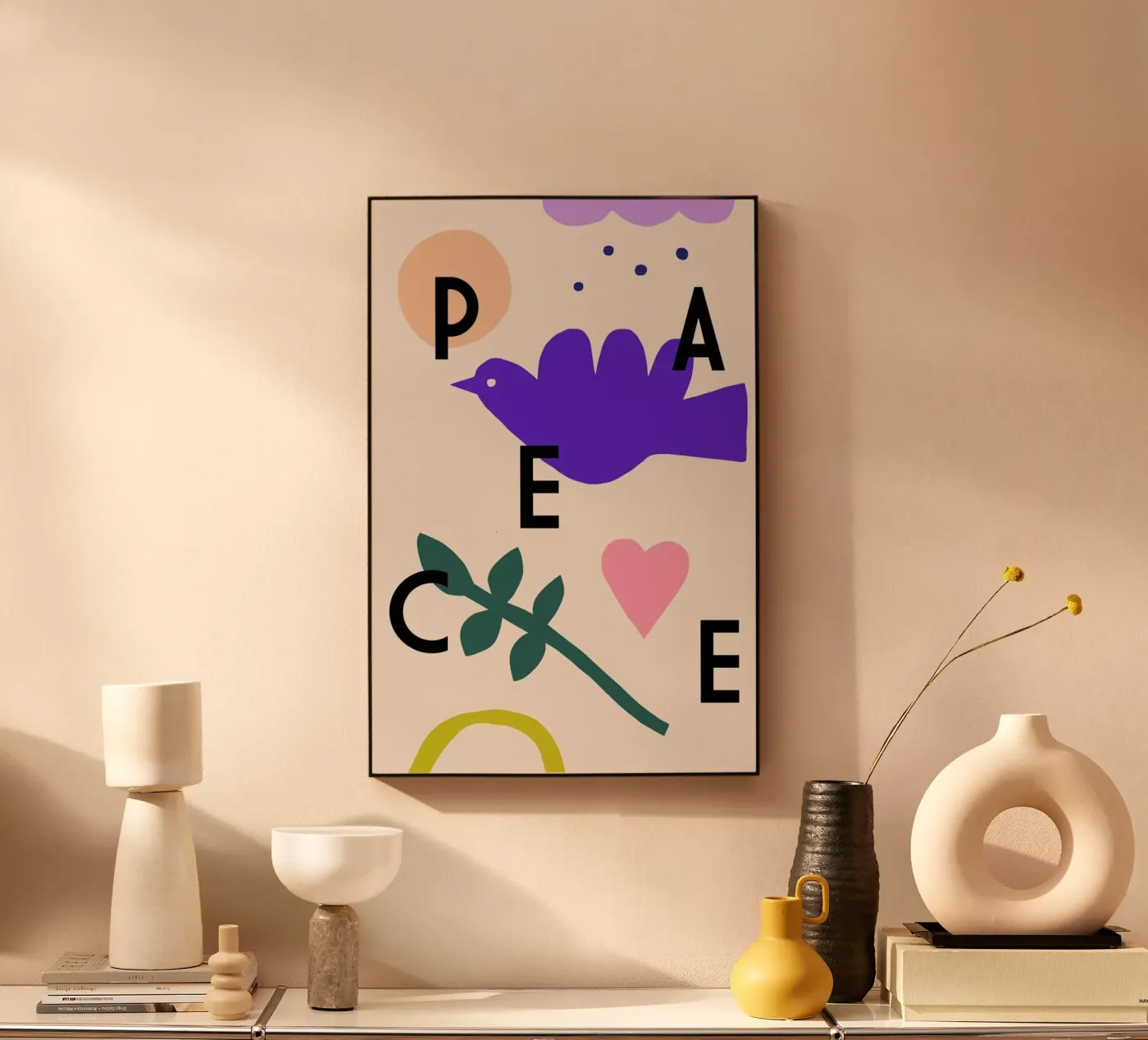 Peace plexiglass da Maren Gross