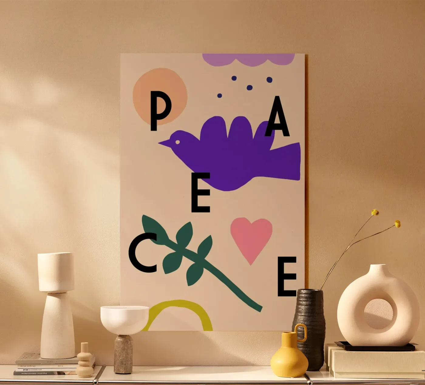 Peace plexiglass da Maren Gross