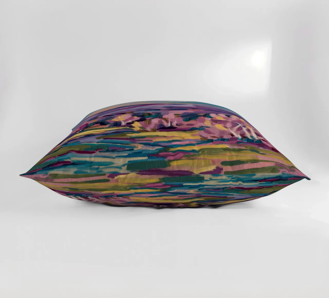Meandro del fiume Twilight cuscino da Radiance Landscape