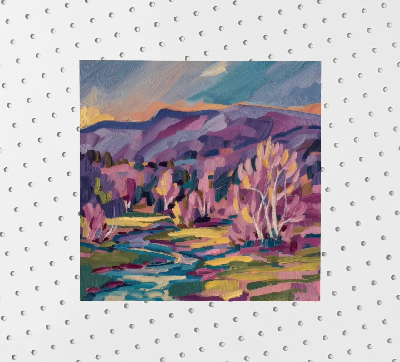 Meandro del fiume Twilight adesivo da Radiance Landscape
