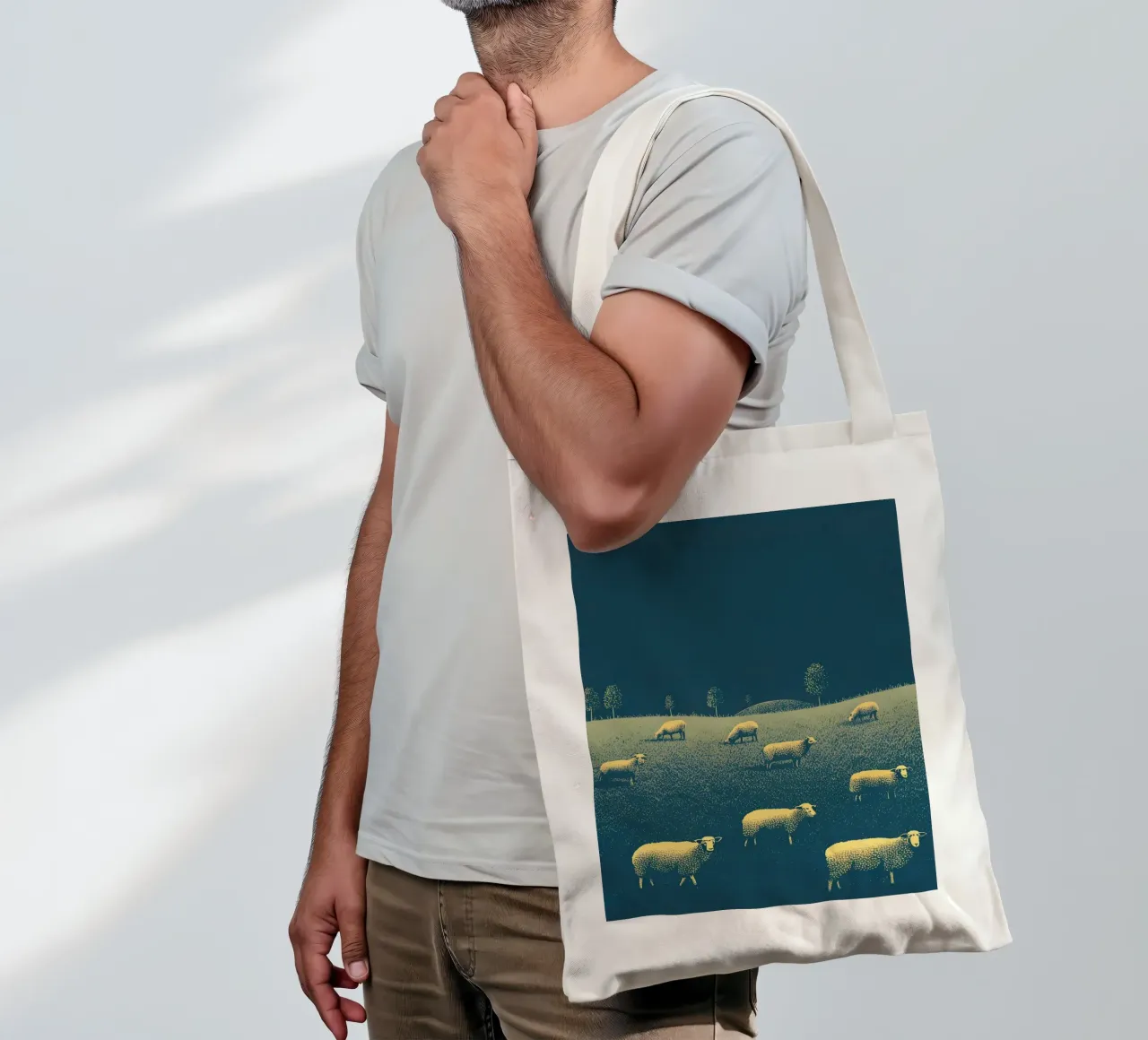 Allevamenti di pecore borsa in juta da SOUL SHOP