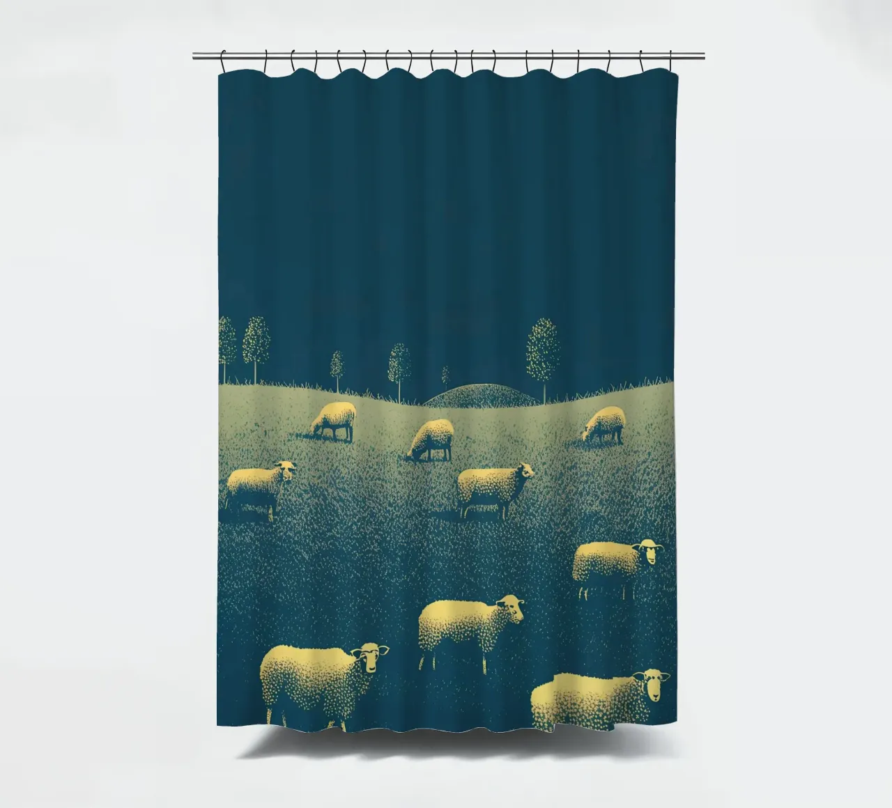 Allevamenti di pecore tenda da doccia da SOUL SHOP