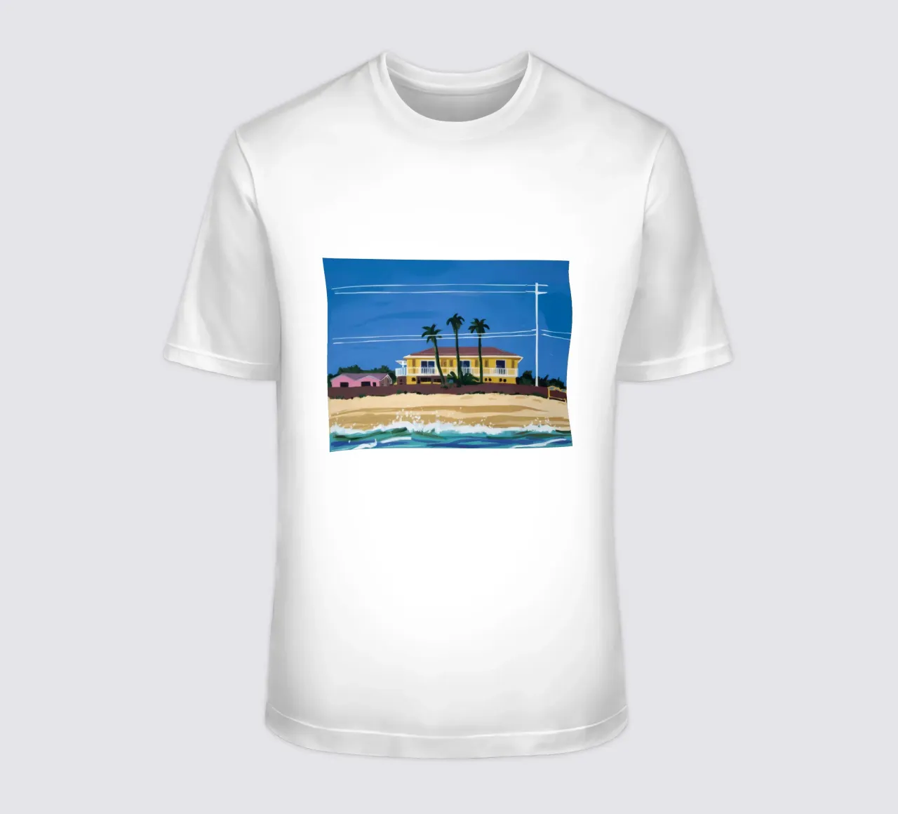 Pomeriggio in spiaggia t-shirt da Silk Palette