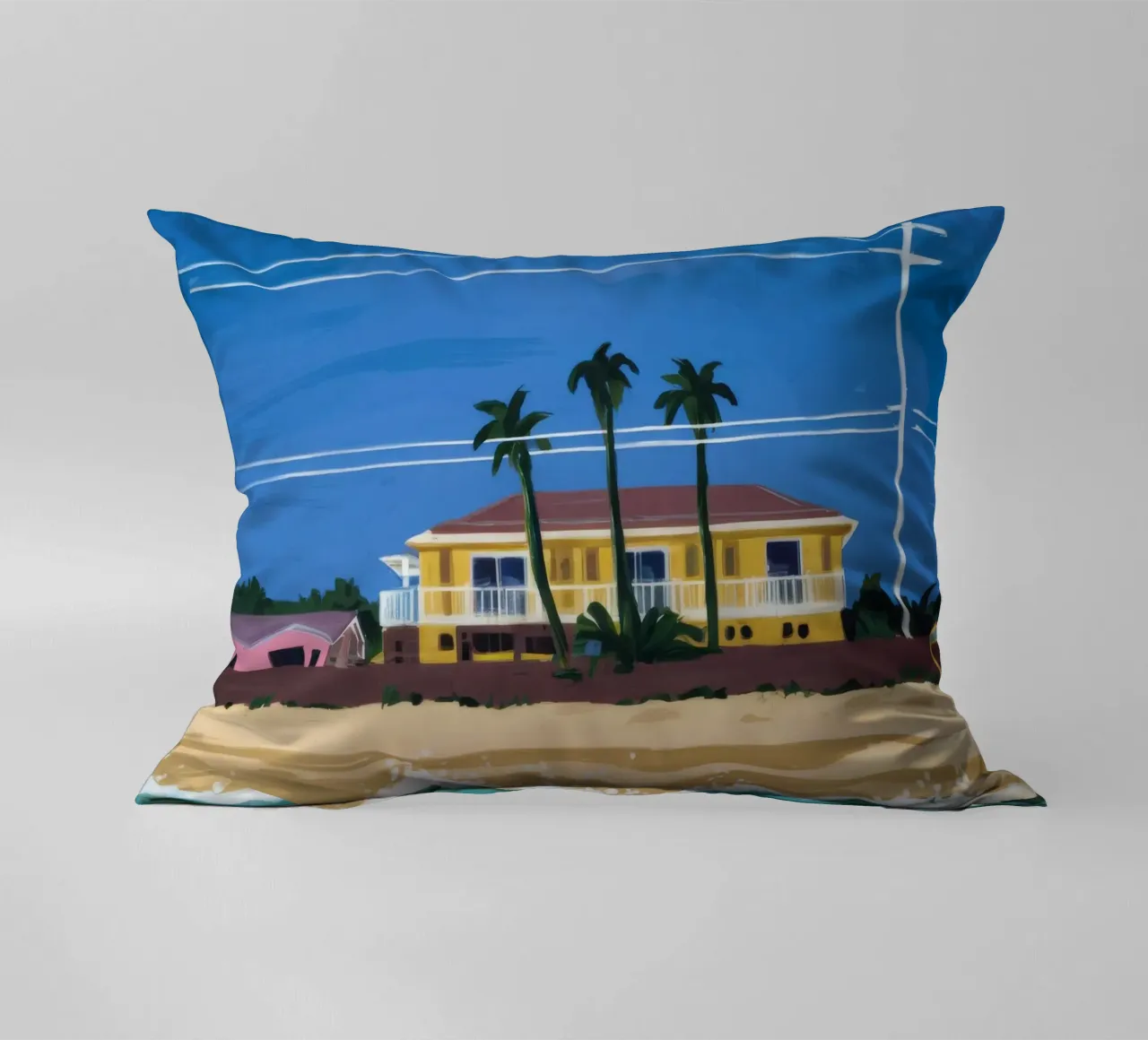 Pomeriggio in spiaggia cuscino da Silk Palette