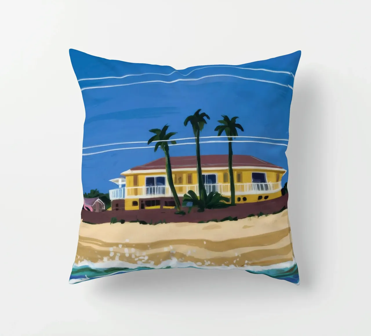 Pomeriggio in spiaggia cuscino da Silk Palette