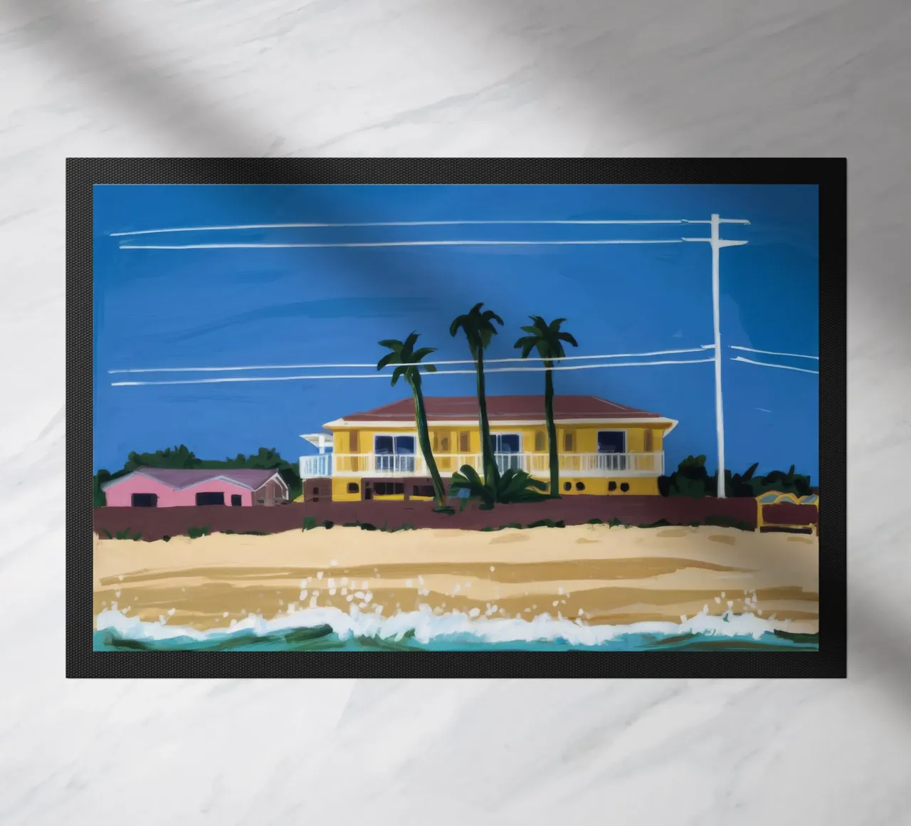 Pomeriggio in spiaggia zerbino da Silk Palette