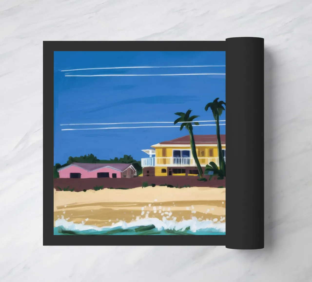 Pomeriggio in spiaggia zerbino da Silk Palette