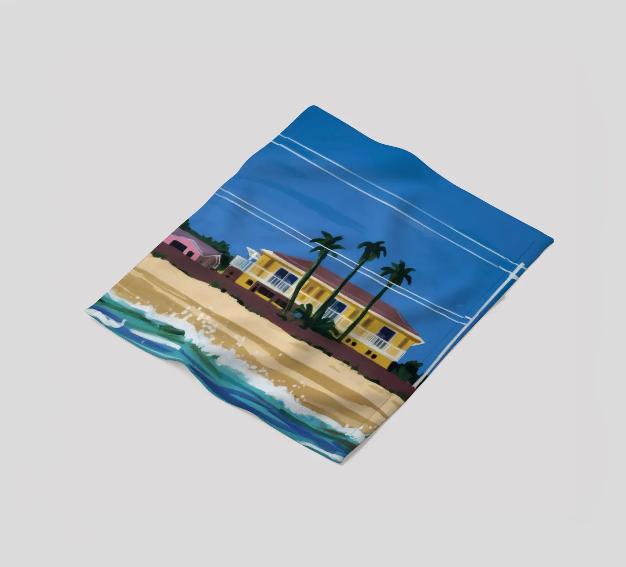 Pomeriggio in spiaggia coperta in pile da Silk Palette