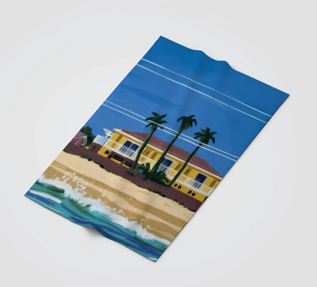 Pomeriggio in spiaggia coperta in pile da Silk Palette