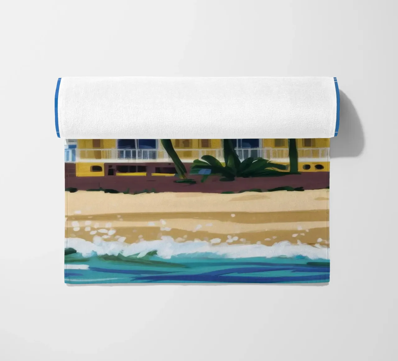 Pomeriggio in spiaggia telo mare da Silk Palette