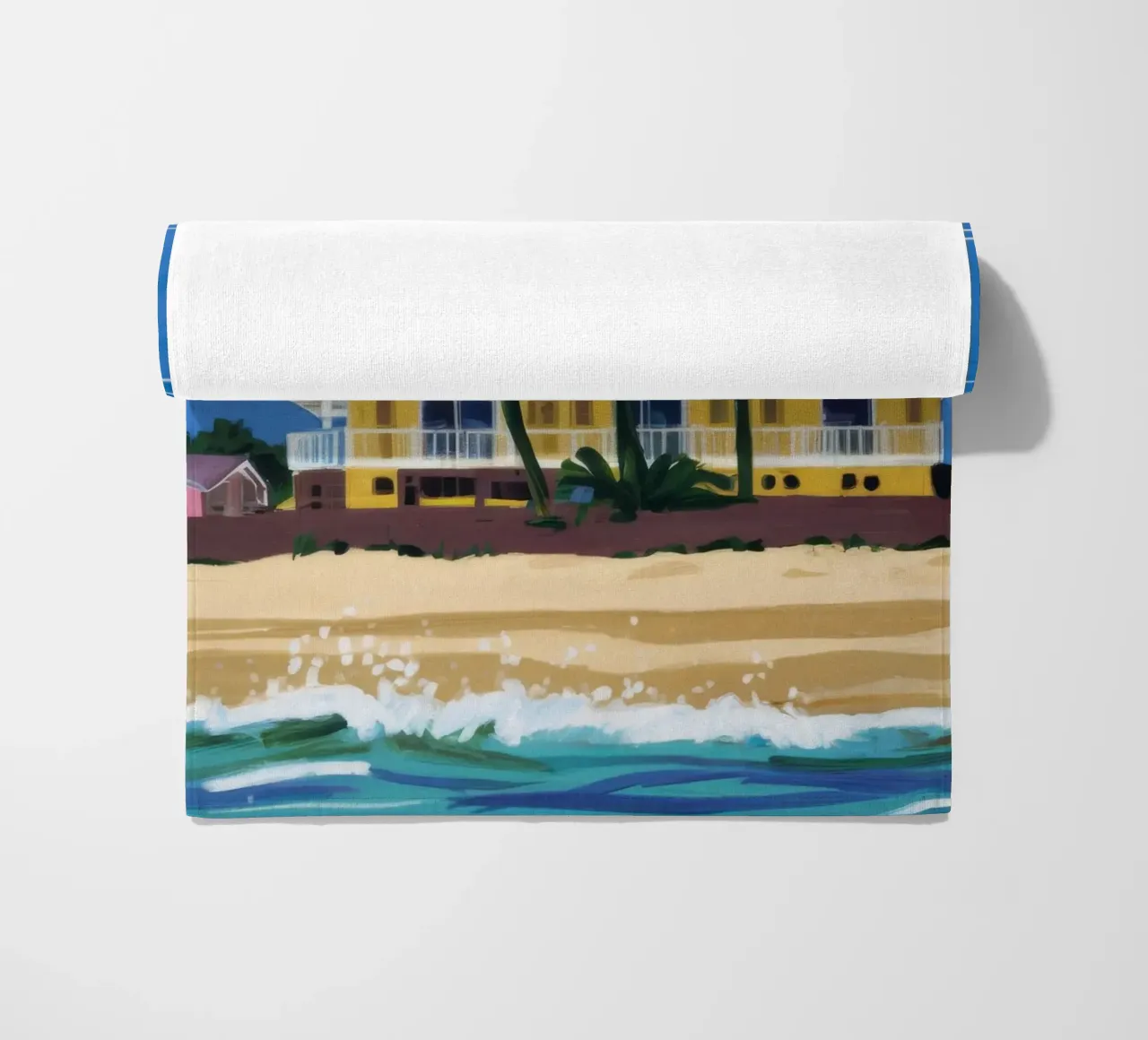 Pomeriggio in spiaggia telo mare da Silk Palette