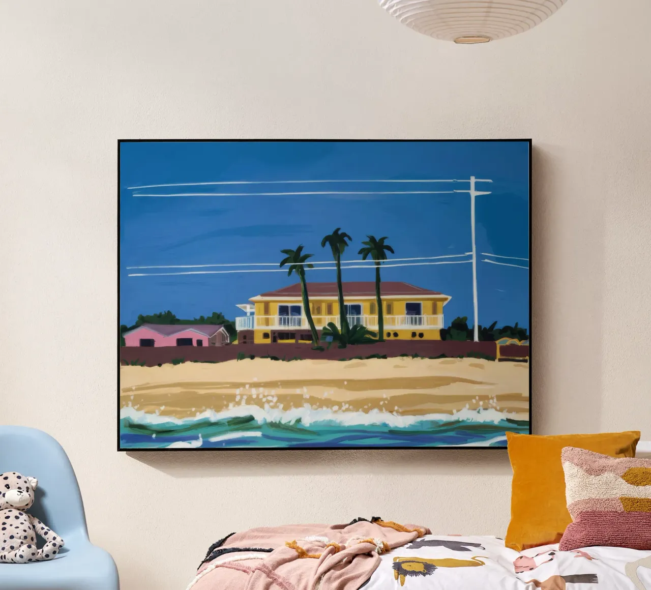 Pomeriggio in spiaggia plexiglass da Silk Palette
